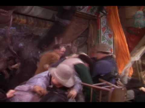 Dodge City (1939) - Barroom Brawl