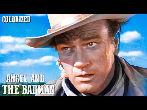 Angel and the Badman | COLORIZED | Western Movie in Full Length | John Wayne